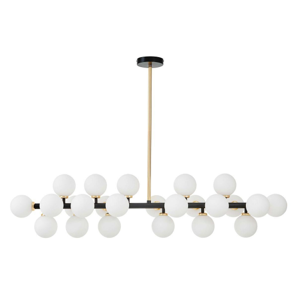 Подвесная люстра Lumina Deco Marsiada LDP 6033-24 BK+GD Подвесная люстра Lumina Deco Marsiada LDP 6033-24 BK+GD