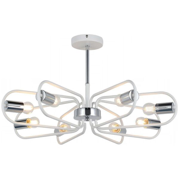 Потолочная люстра Illumico IL8253-8COU-79 WH CR Потолочная люстра Illumico IL8253-8COU-79 WH CR