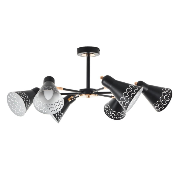 Потолочная люстра MyFar Chilly MR1531-6C Потолочная люстра MyFar Chilly MR1531-6C