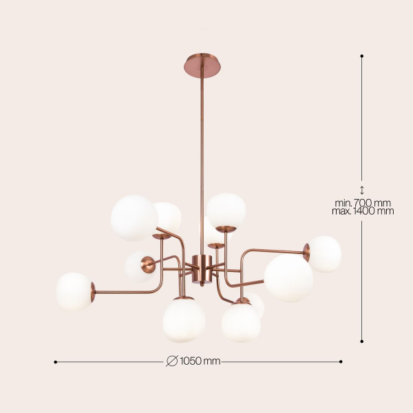 Подвесная люстра Maytoni Erich MOD221-PL-12-G Подвесная люстра Maytoni Erich MOD221-PL-12-G