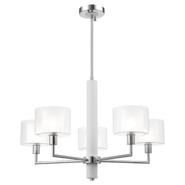 Подвесная люстра Crystal Lux Maestro SP-PL5 Chrome