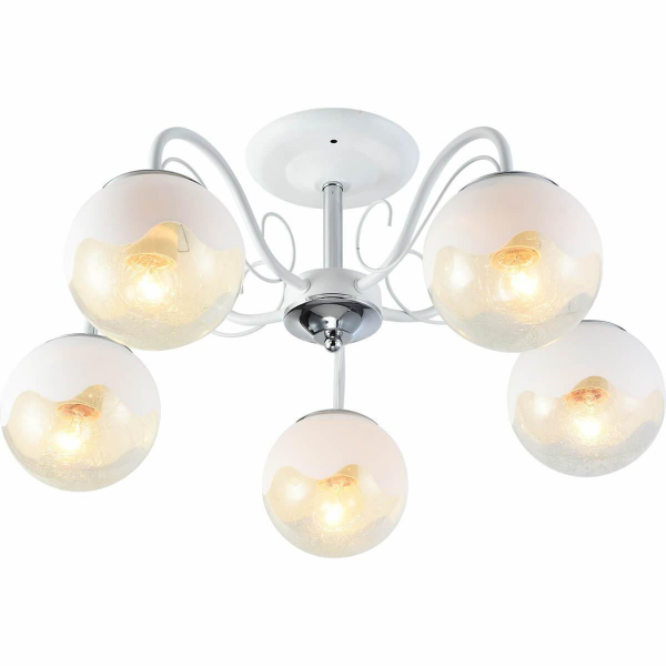Потолочная люстра Reluce 01326-0.3-05 WH+CR Потолочная люстра Reluce 01326-0.3-05 WH+CR