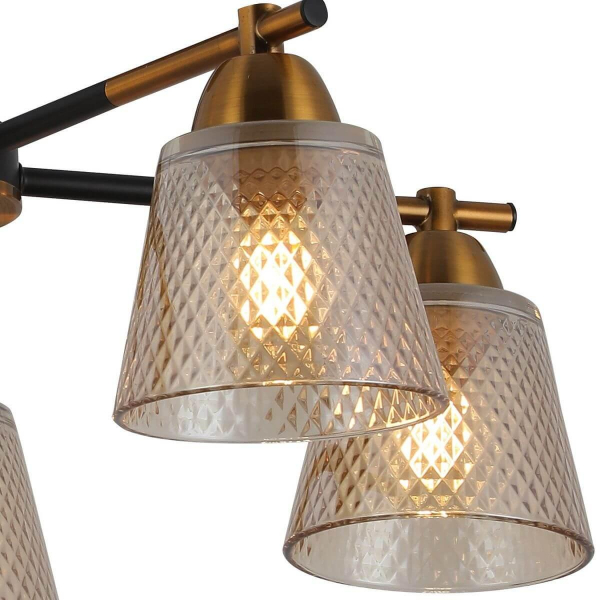 Потолочная люстра Illumico IL8226-5COU-79 BK GD Потолочная люстра Illumico IL8226-5COU-79 BK GD