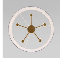 Подвесная люстра Eurosvet Brume 60174/5 латунь a069024