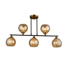 Потолочная люстра IMEX MD.1234-5-S BK+CP