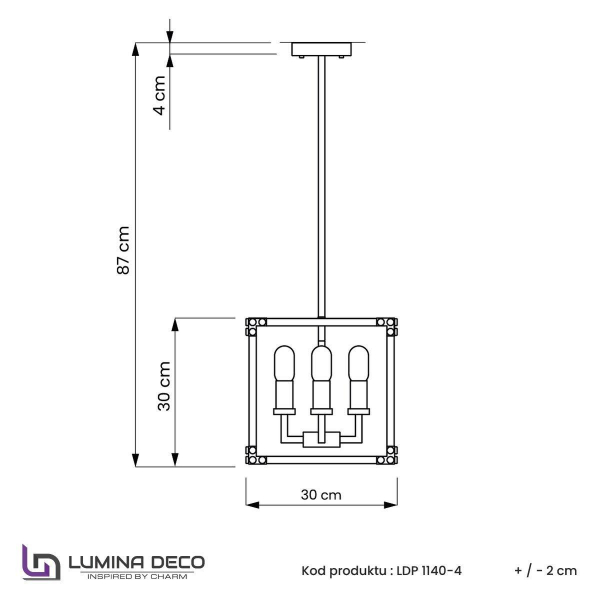 Подвесная люстра Lumina Deco Waldorf LDP 1140-4 BK+MD Подвесная люстра Lumina Deco Waldorf LDP 1140-4 BK+MD