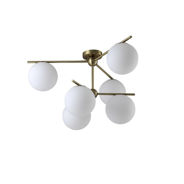 Подвесная люстра Crystal Lux FELIZ SP-PL6 BRONZE/WHITE Подвесная люстра Crystal Lux FELIZ SP-PL6 BRONZE/WHITE