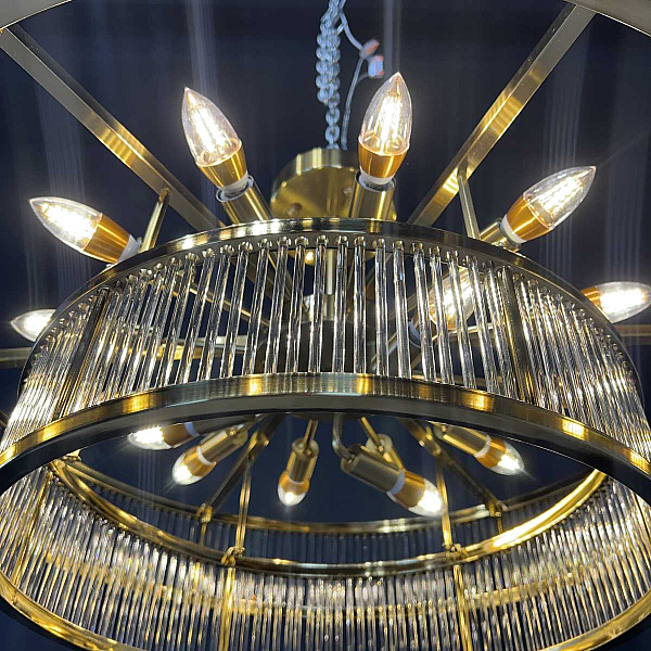 Подвесная люстра Imperium Loft Rh Marais Round Chandelier D100 228942-22