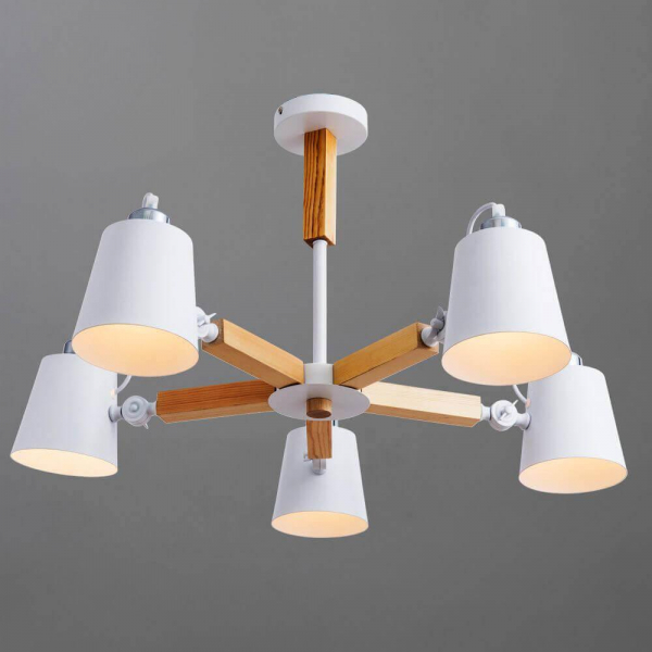 Потолочная люстра Arte Lamp A7141PL-5WH Потолочная люстра Arte Lamp A7141PL-5WH