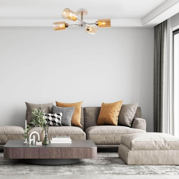 Потолочная люстра Escada Vertigo 1131/4P White/Gold Потолочная люстра Escada Vertigo 1131/4P White/Gold
