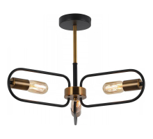 Потолочная люстра Illumico IL8253-3COU-79 BK GD