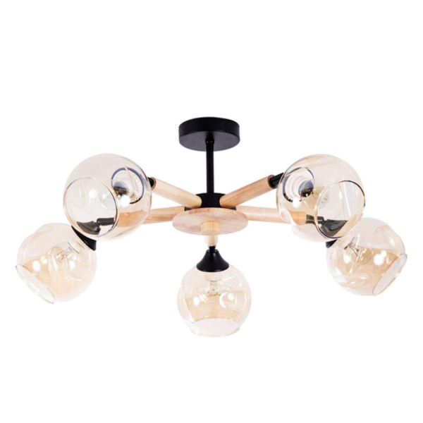 Потолочная люстра Arte Lamp Branson A4370PL-5BR Потолочная люстра Arte Lamp Branson A4370PL-5BR