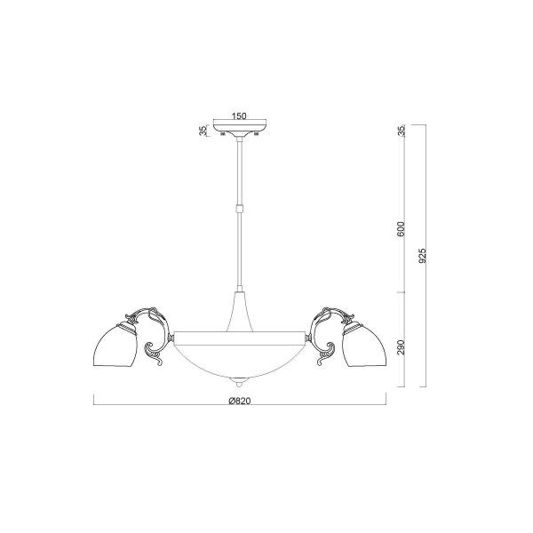 Потолочная люстра MyFar Biene MR1524-11C Потолочная люстра MyFar Biene MR1524-11C