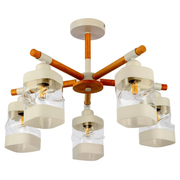 Потолочная люстра Evoluce Abiritto SLE114502-05 Потолочная люстра Evoluce Abiritto SLE114502-05