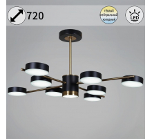 Потолочная светодиодная люстра Reluce 06369-0.3-08 COP+BK