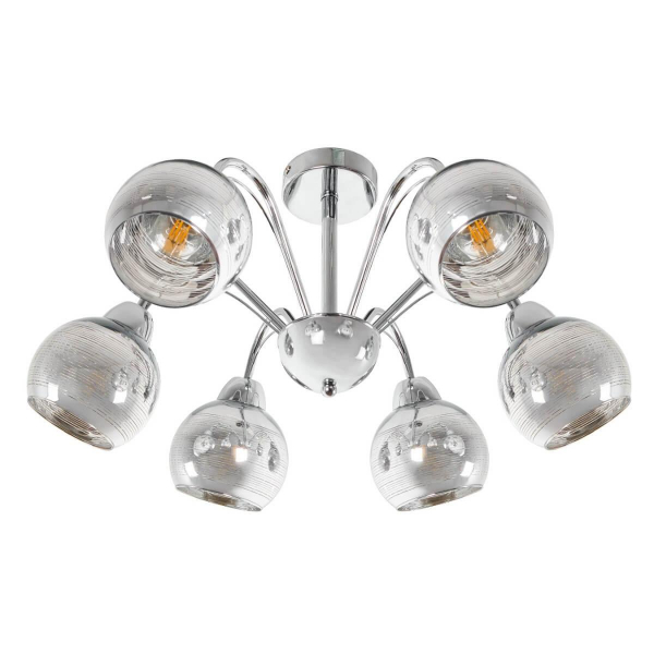 Потолочная люстра MyFar Marsel MR1611-6C Потолочная люстра MyFar Marsel MR1611-6C