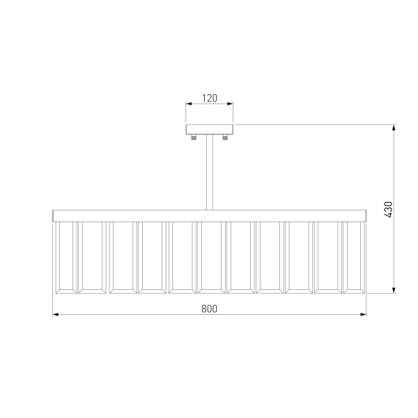 Потолочная люстра Bogates Eclipse 357/8 Smart