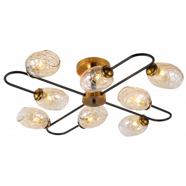 Потолочная люстра Rivoli Moonless 3126-308 Б0054857 Потолочная люстра Rivoli Moonless 3126-308 Б0054857