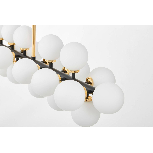 Подвесная люстра Lumina Deco Marsiada LDP 6033-24 BK+GD Подвесная люстра Lumina Deco Marsiada LDP 6033-24 BK+GD