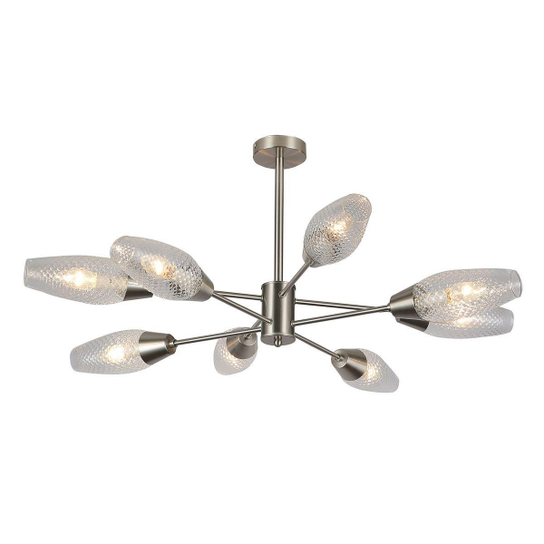 Потолочная люстра Escada Desire 10165/8PL Nickel Потолочная люстра Escada Desire 10165/8PL Nickel