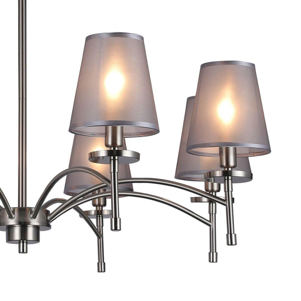 Подвесная люстра Escada Faith 694/8PL Nickel Подвесная люстра Escada Faith 694/8PL Nickel