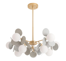 Люстра на штанге Arte Lamp PEACOCK A1369SP-10GY