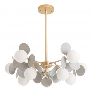 Люстра на штанге Arte Lamp PEACOCK A1369SP-10GY