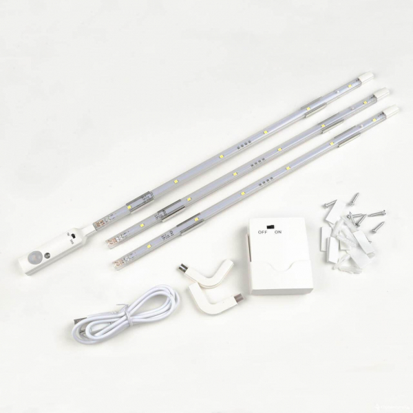 Мебельный светодиодный светильник Uniel ULM-F42-3W/4200K Sensor IP20 White UL-00002889 Мебельный светодиодный светильник Uniel ULM-F42-3W/4200K Sensor IP20 White UL-00002889