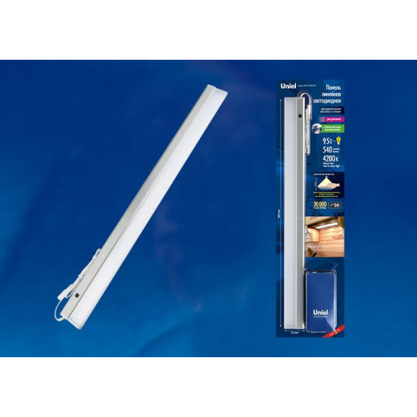 Мебельный светодиодный светильник Uniel ULI-F41-9,5W4200K/Dim Sensor IP20 Silver UL-00002884 Мебельный светодиодный светильник Uniel ULI-F41-9,5W4200K/Dim Sensor IP20 Silver UL-00002884
