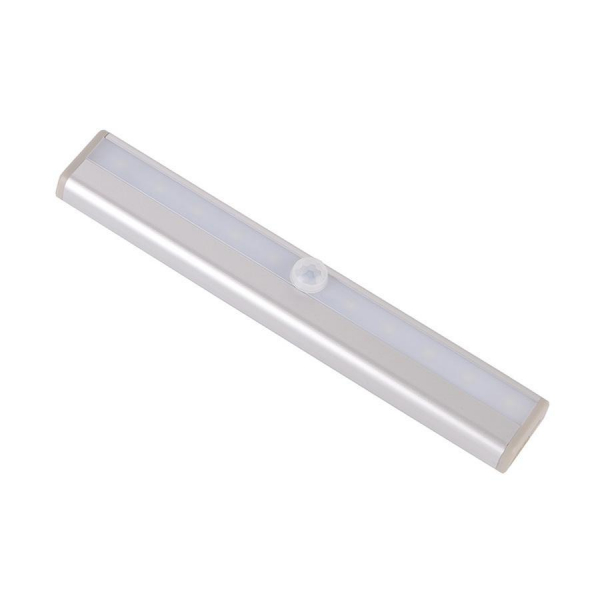 Мебельный светодиодный светильник Uniel ULM-F48-2W/4500K/4AA Sensor IP20 Silver UL-00008289 Мебельный светодиодный светильник Uniel ULM-F48-2W/4500K/4AA Sensor IP20 Silver UL-00008289