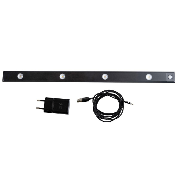 Мебельный светодиодный светильник Uniel ULI-F50-5W/4000K Sensor IP40 Black UL-00011957 Мебельный светодиодный светильник Uniel ULI-F50-5W/4000K Sensor IP40 Black UL-00011957