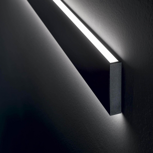 Настенный светодиодный светильник Ideal Lux Linus AP BK 242019 Настенный светодиодный светильник Ideal Lux Linus AP BK 242019