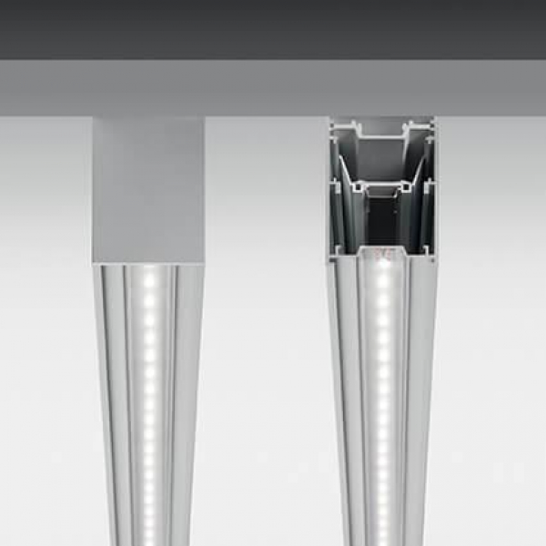 Подвесной светодиодный светильник Ideal Lux Fluo Bi-Emission 1200 3000K Al 192659 Подвесной светодиодный светильник Ideal Lux Fluo Bi-Emission 1200 3000K Al 192659