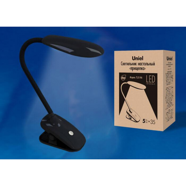 Настольная лампа Uniel TLD-546 Black/LED/350Lm/4500K UL-00002233