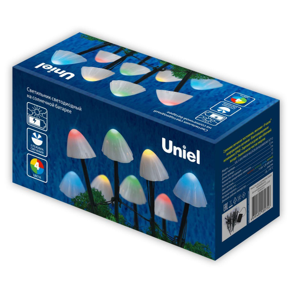 Светильник на солнечных батареях Uniel USL-S-830/PM020 Multicolor Mushrooms Set12 UL-00011676 Светильник на солнечных батареях Uniel USL-S-830/PM020 Multicolor Mushrooms Set12 UL-00011676