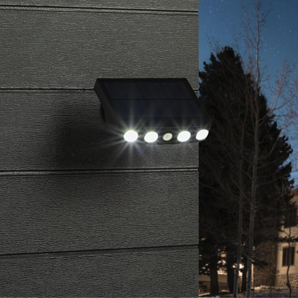 Архитектурный настенный светодиодный светильник Duwi Solar LED на солнеч. бат. с датчиком движ. 25027 2 Архитектурный настенный светодиодный светильник Duwi Solar LED на солнеч. бат. с датчиком движ. 25027 2