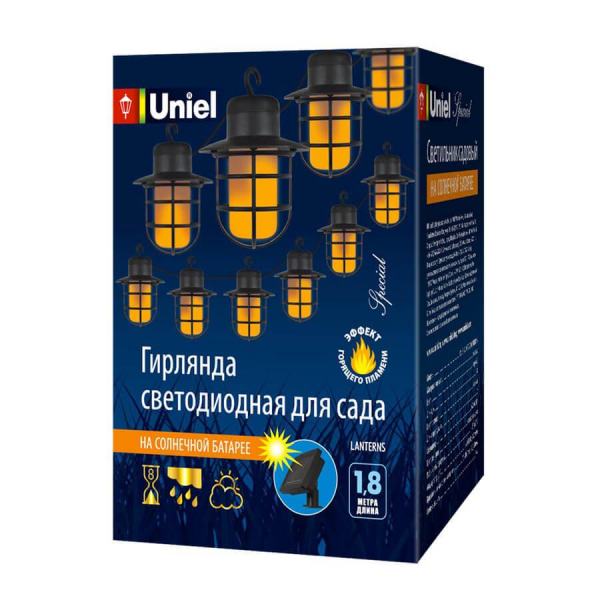 Гирлянда на солнечных батареях Uniel Фонарики USL-S-121/PT2500 Lanterns UL-00006558 Гирлянда на солнечных батареях Uniel Фонарики USL-S-121/PT2500 Lanterns UL-00006558