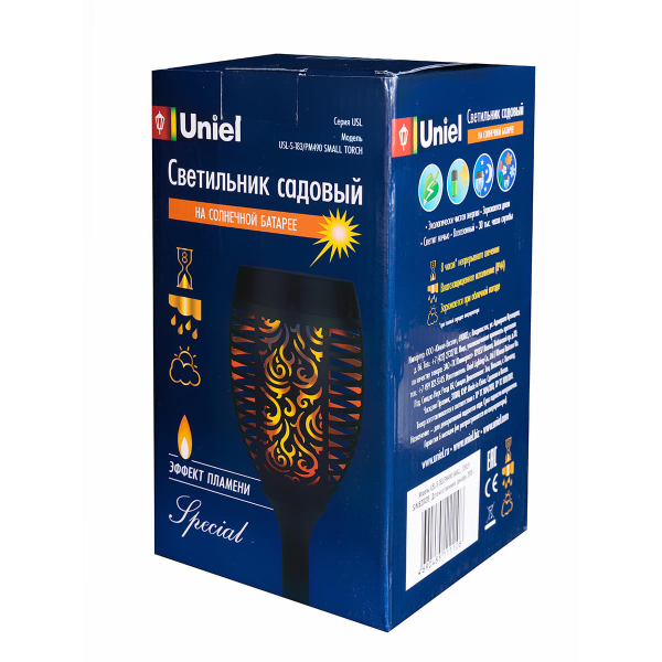 Светильник на солнечных батареях Uniel Фонари USL-S-183/PM490 Small Torch UL-00004281