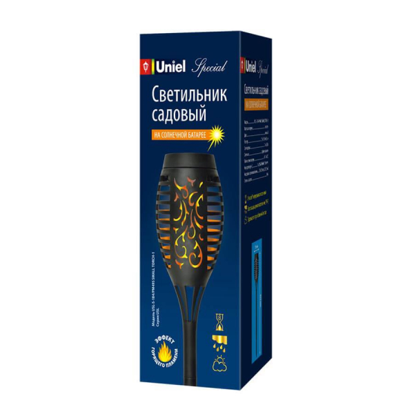 Светильник на солнечных батареях Uniel Маленький факел-1 USL-S-184/PM495 Small Torch-1 UL-00006559 Светильник на солнечных батареях Uniel Маленький факел-1 USL-S-184/PM495 Small Torch-1 UL-00006559