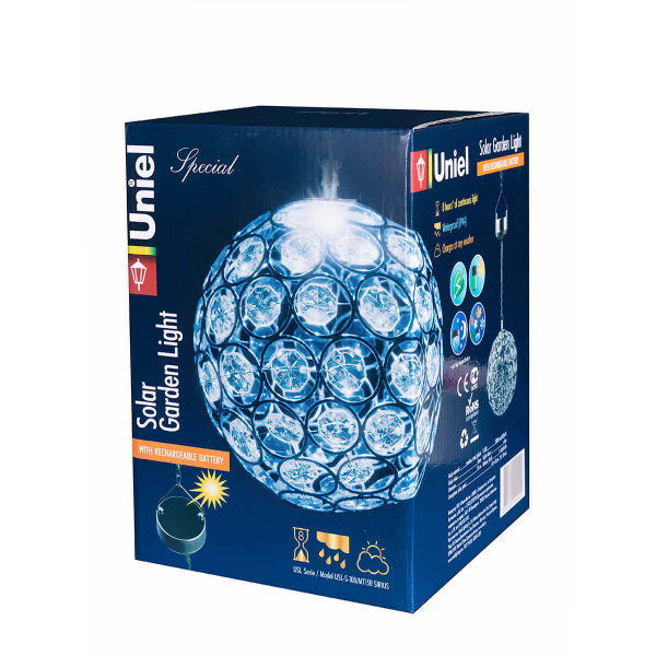 Подвесной светильник на солнечных батареях Uniel USL-S-108/MT150 Sirius 07284