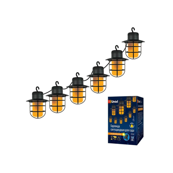 Гирлянда на солнечных батареях Uniel Фонарики USL-S-121/PT2500 Lanterns UL-00006558 Гирлянда на солнечных батареях Uniel Фонарики USL-S-121/PT2500 Lanterns UL-00006558
