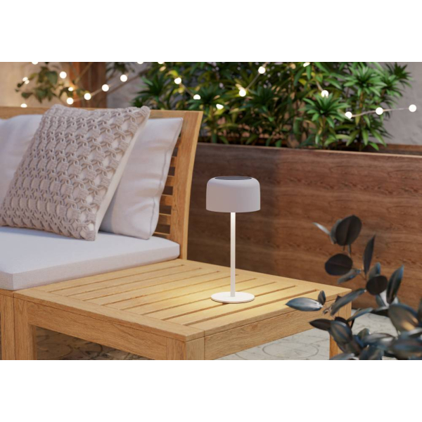 Уличная настольная лампа на солнечной батарее Eglo Roccanova 901892