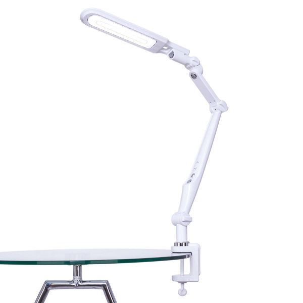 Настольная светодиодная лампа на струбцине Gerhort BL1107 WHITE Настольная светодиодная лампа на струбцине Gerhort BL1107 WHITE