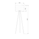 Торшер TK Lighting 5053 Tago Black