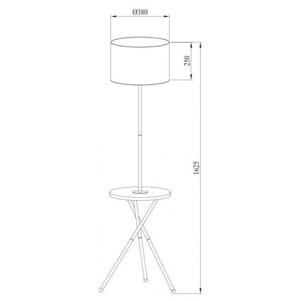 Торшер Arte Lamp Combo A2070PN-1BK Торшер Arte Lamp Combo A2070PN-1BK