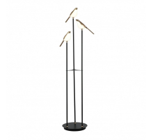 Торшер светодиодный Gerhort G61391/3F BK+GD WT