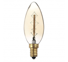 Лампа накаливания Jazzway E14 40W золотистая 2858290