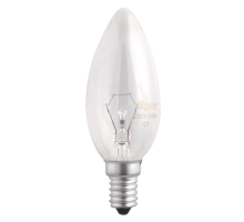 Лампа накаливания Jazzway E14 40W 2700K прозрачная 3320539