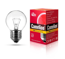 Лампа накаливания Camelion E27 40W 40/D/CL/E27 8974