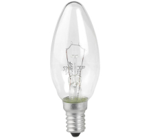 Лампа накаливания ЭРА E14 60W 2700K прозрачная ДС 60-230-Е14 (гофра) Б0039126